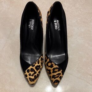 Bleecker & Bond Leopard Print Heels